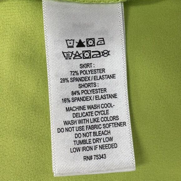 Tommy Bahama Lime Green Golf Tennis‎ Skort Sz S - Picture 8 of 8